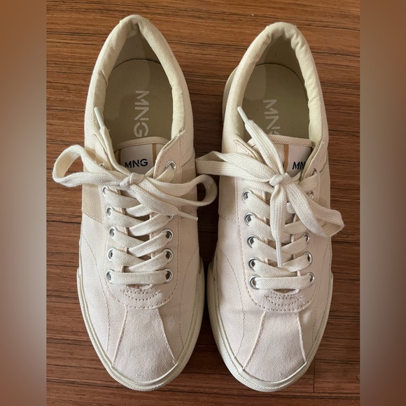 Mango Platform Canvas Sneakers - Picture 2 of 4